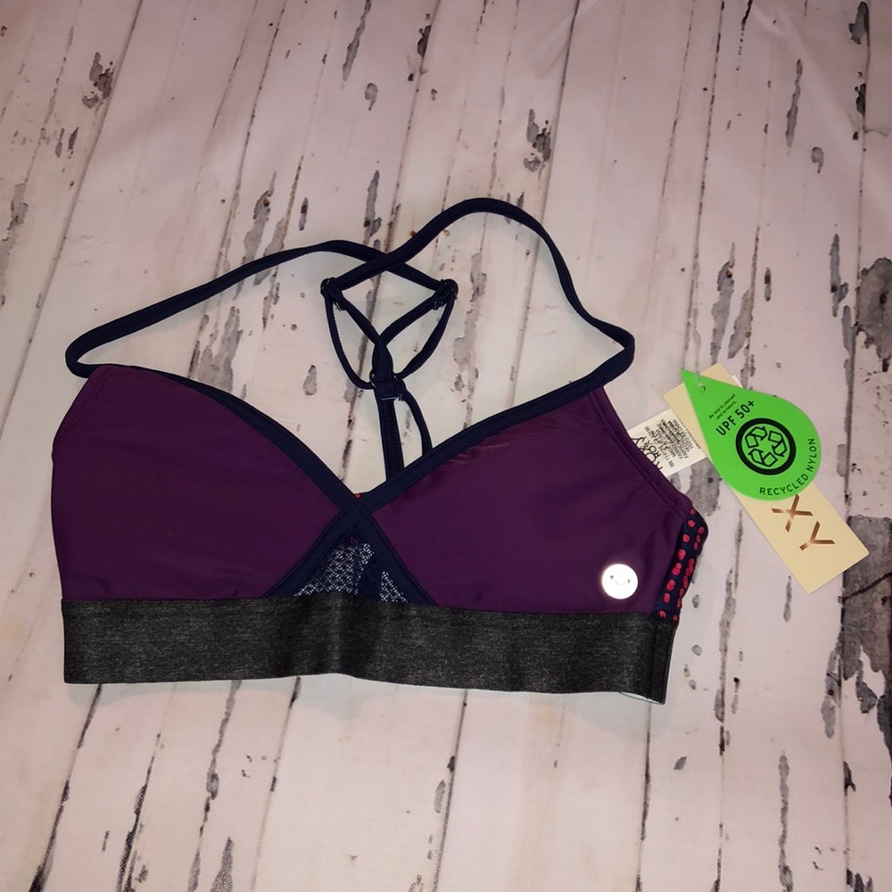 🌊Roxy Caribbean Sunset Criss Cross Bikini Top - Picture 4 of 7